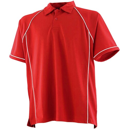 textil Hombre Tops y Camisetas Finden & Hales PC6347 Rojo