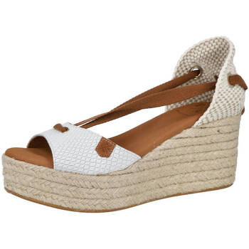 Zapatos Mujer Sandalias Popa LR031-VALDES-SNAKE Blanco