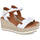 Zapatos Mujer Sandalias Popa LR031-ARAMBOL-PIEL-BLANCO Blanco