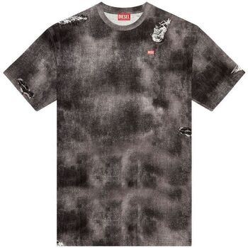 textil Hombre Tops y Camisetas Diesel A13035 0DQAQ T-WASH-02 Negro