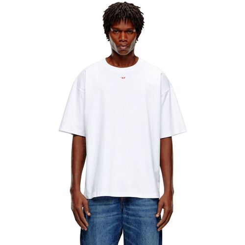 textil Hombre Tops y Camisetas Diesel A13937 0NIAR T-BOXT-D-100 Blanco