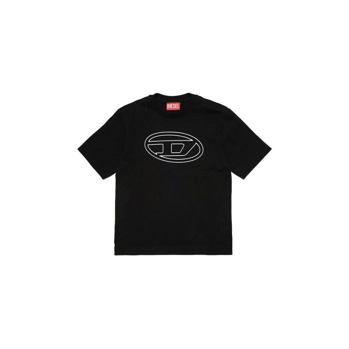 textil Niños Tops y Camisetas Diesel J01788-0BEAF TJUSTBIGOVAL OVER-K900 Negro