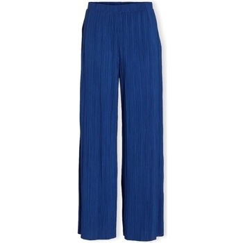 Vila Noos Trousers Plise  - True Blue Azul