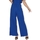 textil Mujer Pantalones Vila Noos Trousers Plise  - True Blue Azul
