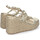 Zapatos Mujer Sandalias Vero Moda Sandalias de Cuña de Yute para Mujer Oro