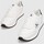 Zapatos Mujer Zapatillas bajas Calvin Klein Jeans RUNNER LOW LACE MIX ML MET Blanco