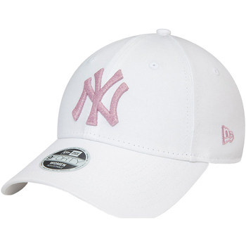 Accesorios textil Mujer Gorra New-Era 9FORTY New York Yankees Wmns Metallic Logo Cap Blanco