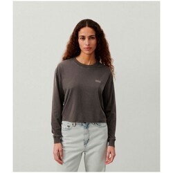 textil Mujer Jerséis American Vintage Pymaz Sweatshirt Carbone Gris