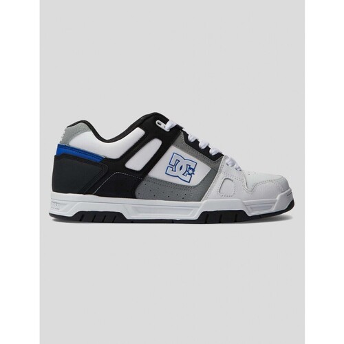Zapatos Hombre Deportivas Moda DC Shoes ZAPATILLAS  STAG SHOE  WHITE/GREY/BLUE Multicolor