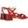 Zapatos Mujer Sandalias Chika 10 MELANIA 04 Rojo