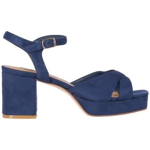 Zapatos Mujer Sandalias Chika 10 FLORA 22 Azul
