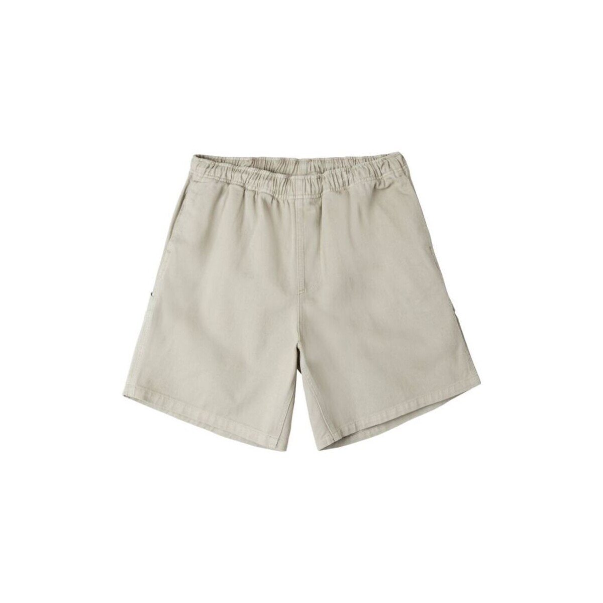 textil Hombre Shorts / Bermudas Obey Pantalones cortos Easy Denim Carpenter Hombre Silver Grey Gris