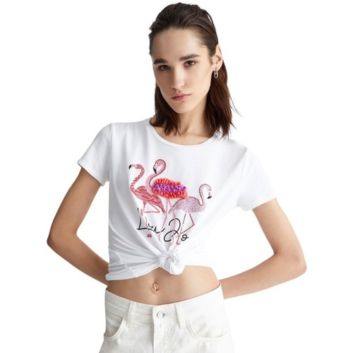 textil Mujer Tops y Camisetas Liu Jo MA4336J5003 Blanco