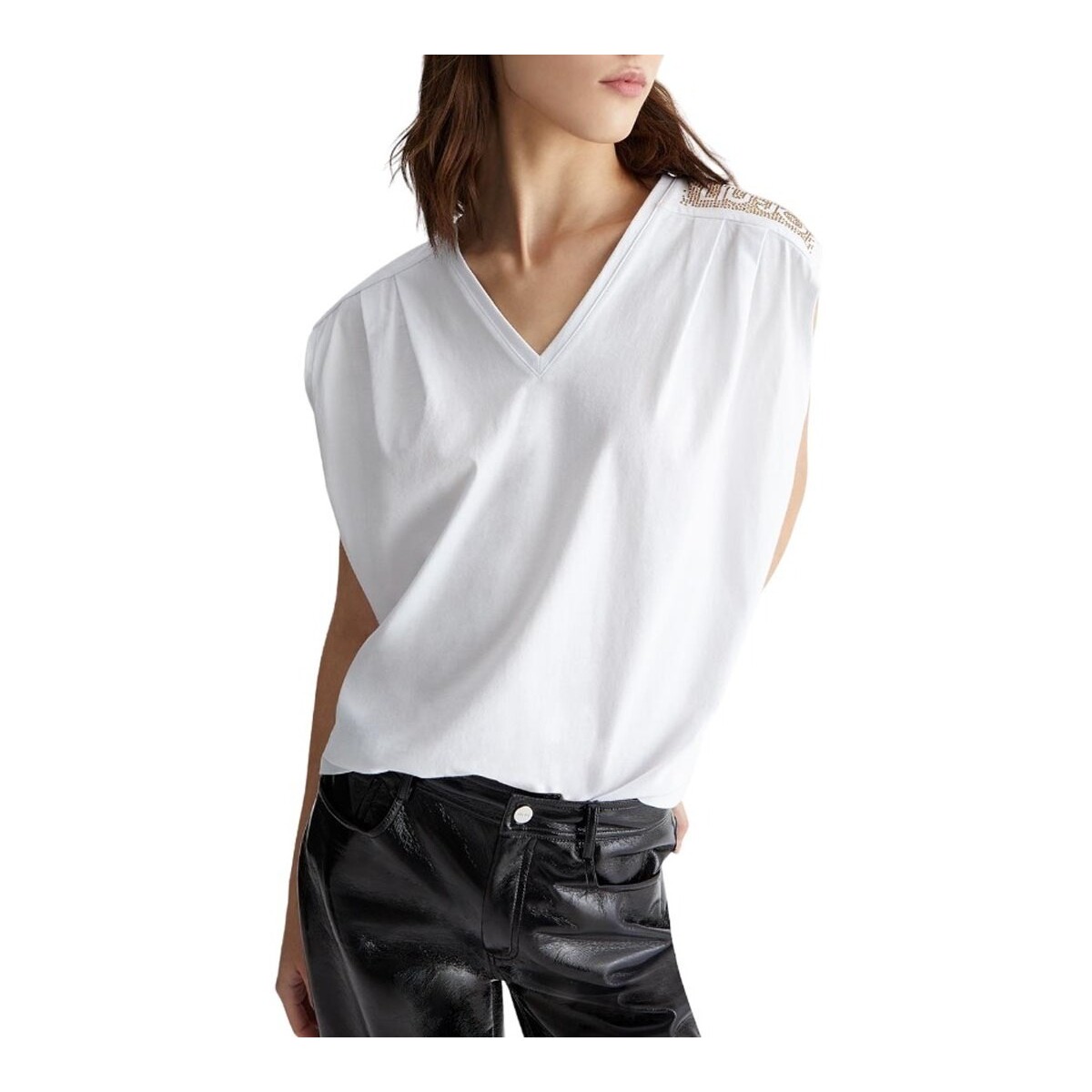 textil Mujer Tops y Camisetas Liu Jo MA4346J6308 Blanco