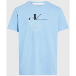 textil Hombre Camisetas manga corta Calvin Klein Jeans J30J325352 Azul