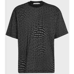 textil Hombre Camisetas manga corta Calvin Klein Jeans J30J325428 Negro