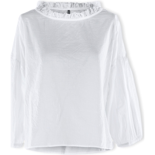 textil Mujer Tops / Blusas Wendykei T-Shirt 221153 - White Blanco