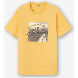 textil Hombre Camisetas manga corta Tiffosi Camiseta Erico Amarilla de Amarillo