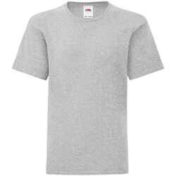 textil Niños Tops y Camisetas Fruit Of The Loom 61023 Gris