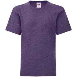 textil Niños Tops y Camisetas Fruit Of The Loom 61023 Violeta