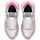 Zapatos Mujer Deportivas Moda Philippe Model TKLD WN04 - TROPEZ HAUTE LOW-NEON BLANC/FUCSIA Blanco
