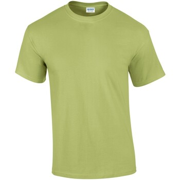 textil Hombre Camisetas manga larga Gildan GD02 Verde