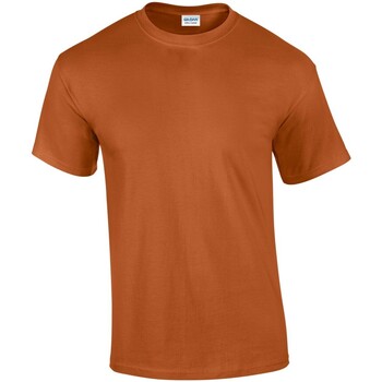 textil Hombre Camisetas manga larga Gildan GD02 Naranja