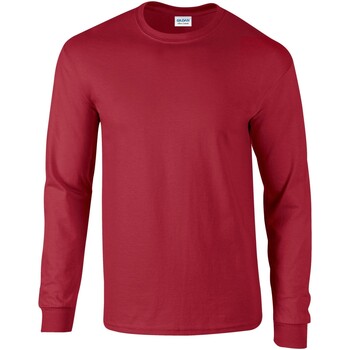 textil Camisetas manga larga Gildan Ultra Rojo