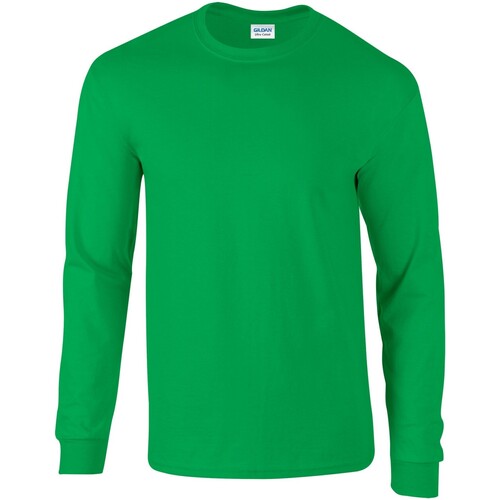 textil Camisetas manga larga Gildan PC6430 Verde