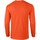 textil Camisetas manga larga Gildan Ultra Naranja