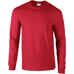 textil Camisetas manga larga Gildan Ultra Rojo