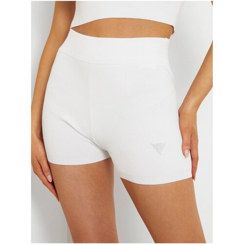 textil Shorts / Bermudas Guess W4GZ25 Z3F40 - Mujer Blanco
