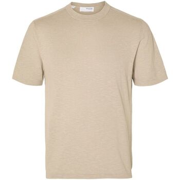 textil Hombre Tops y Camisetas Selected 16092505 BERG-PURE CASHMERE Beige