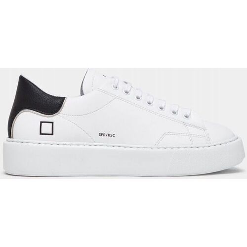 Zapatos Mujer Deportivas Moda Date W997-SF-CA-WB - SFERA CALF-WHITE BLACK Blanco