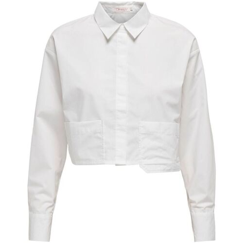 textil Mujer Camisas Only 15314349 PAULA-BRIGHT WHITE Blanco