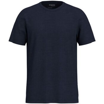 textil Hombre Tops y Camisetas Selected 16092508 ASPEN-NAVY BLAZER Azul