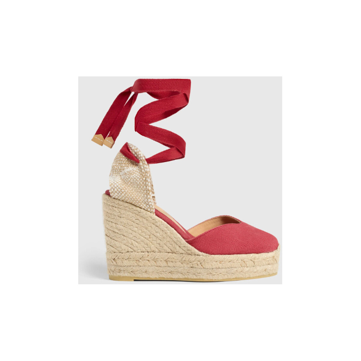 Zapatos Mujer Derbie & Richelieu Castaner Alpargatas  Chiara/8ED/002 Radiant Rojo