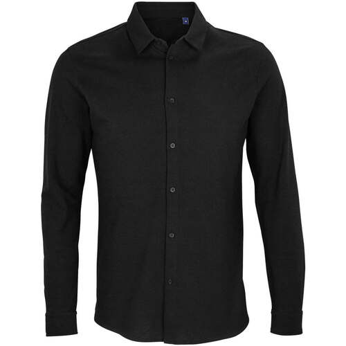textil Hombre Camisas manga larga Neoblu Basile Negro