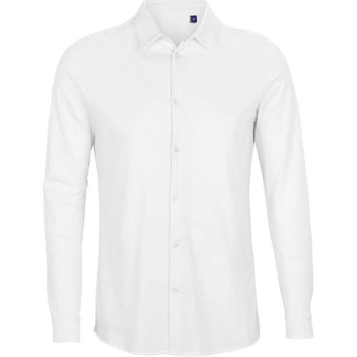 textil Hombre Camisas manga larga Neoblu Basile Blanco