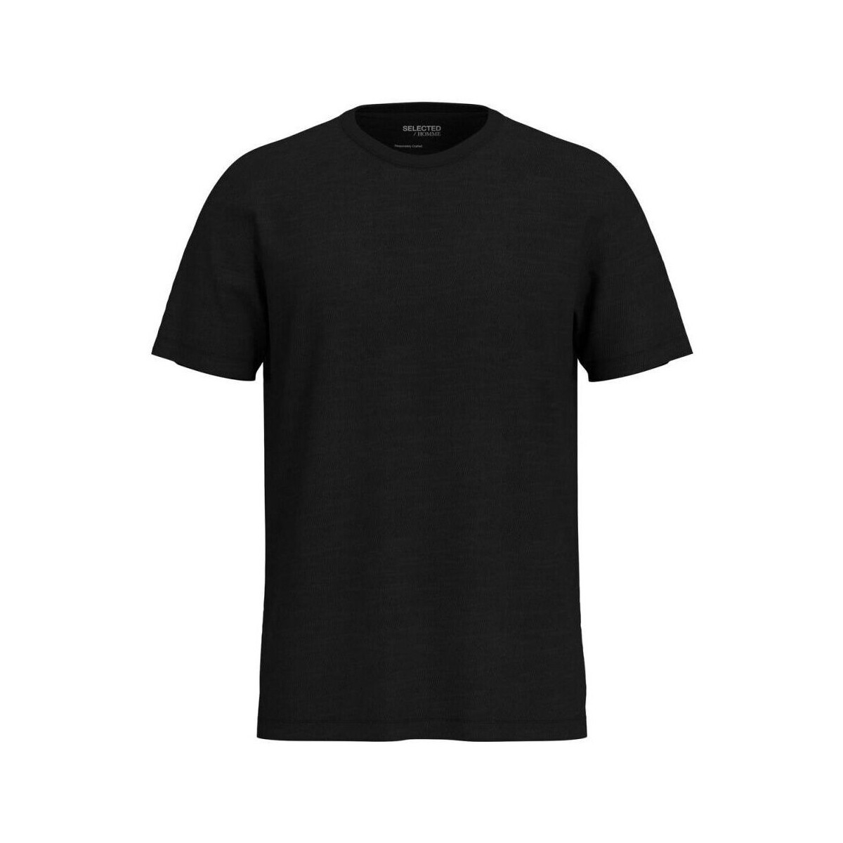 textil Hombre Tops y Camisetas Selected 16092508 ASPEN-BLACK Negro