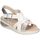 Zapatos Mujer Sandalias Pitillos 2801 Blanco