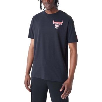 textil Hombre Tops y Camisetas New-Era Nba Holographic Os Tee Chibul  Blkfdr Negro