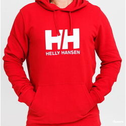 textil Sudaderas Helly Hansen Sudadera roja  Logo Hoodie Rojo