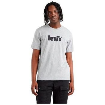 textil Camisetas manga corta Levi's Camiseta Levis gris relaxed fit tee post Gris