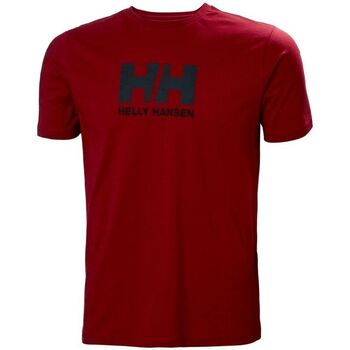 textil Camisetas manga corta Helly Hansen Camiseta  granate  HH Logo T Burdeo