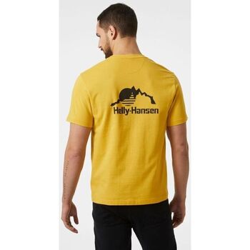 Helly Hansen Camiseta  amarilla  Patch T- Amarillo