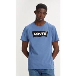 textil Camisetas manga corta Levi's Camiseta Levis azul graphic crewneck Azul