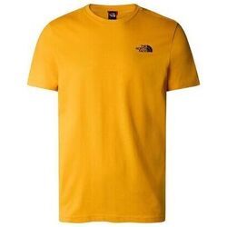 textil Camisetas manga corta The North Face Camiseta Amarilla  Red Box Amarillo