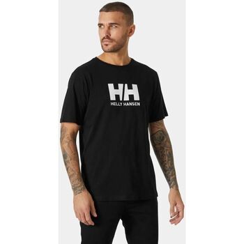 Helly Hansen Camiseta Negra  Logo Black Negro