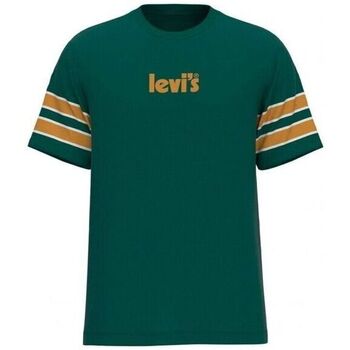 textil Camisetas manga corta Levi's Camiseta Verde Levis Relaxed Fit Tee Cor Verde